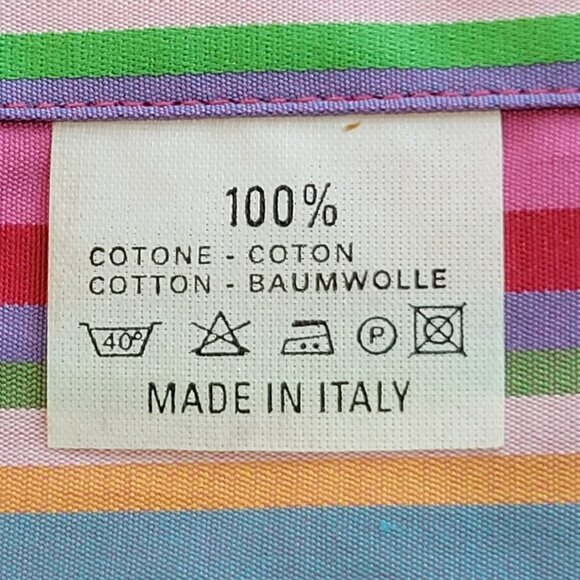 NWT ETRO Milano Rainbow Striped Button Up Men's Shirt Size 42 - Picture 9 of 11